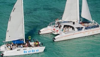 Variety of catamarans for different tours - private or party